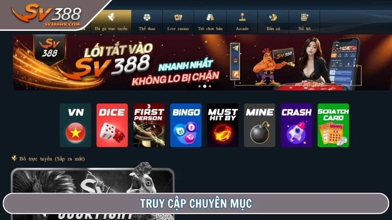 Truy cập chuyên mục