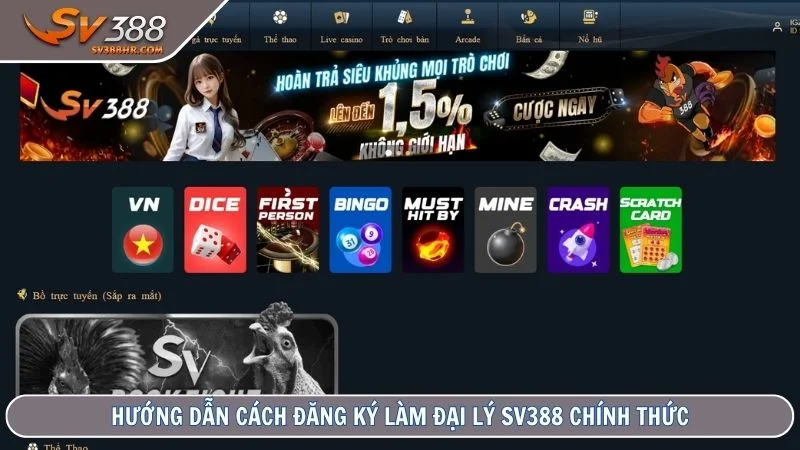 Hướng dẫn cách đăng ký làm đại lý SV388 chính thức